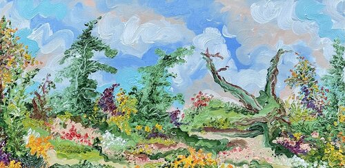 Fall Garden Off Fennville de Jon Parlangeli, Pintura a la venta en Singulart