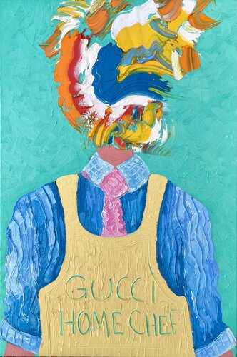 American Gothic 2025 di Jon Parlangeli, Pittura in vendita su Singulart