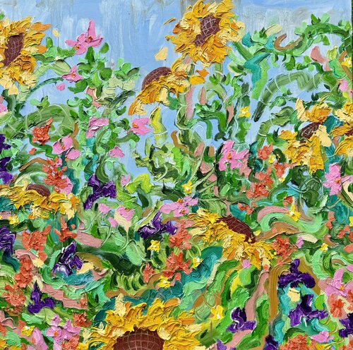 Last Bloom at Sans Souci Uno de Jon Parlangeli, Pintura a la venta en Singulart