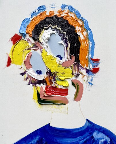 Portrait 56- The Dude van Jon Parlangeli, Schilderij te koop op Singulart