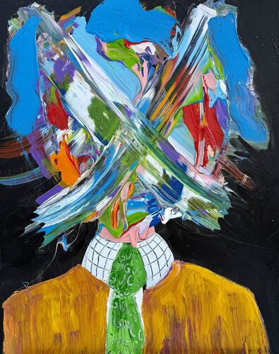 The Quiet Revolutionary di Jon Parlangeli, Pittura in vendita su Singulart