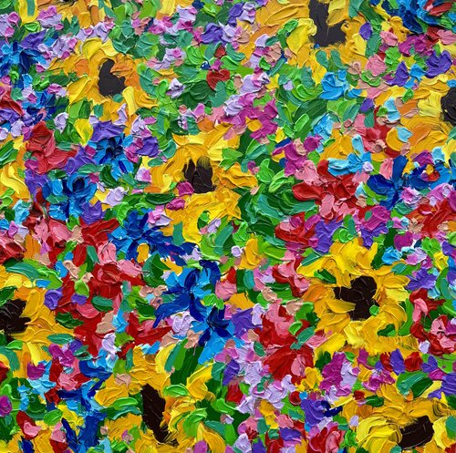 1000 Petals Deux di Jon Parlangeli, Pittura in vendita su Singulart