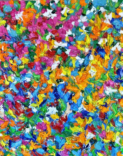 Descending Cherry Blossoms di Jon Parlangeli, Pittura in vendita su Singulart