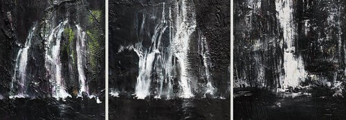 CASCADE - triptyque by Philippe Gentils, Painting for Sale on Singulart