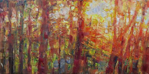 Golden hour VIII van Marta Lipowska, Schilderij te koop op Singulart