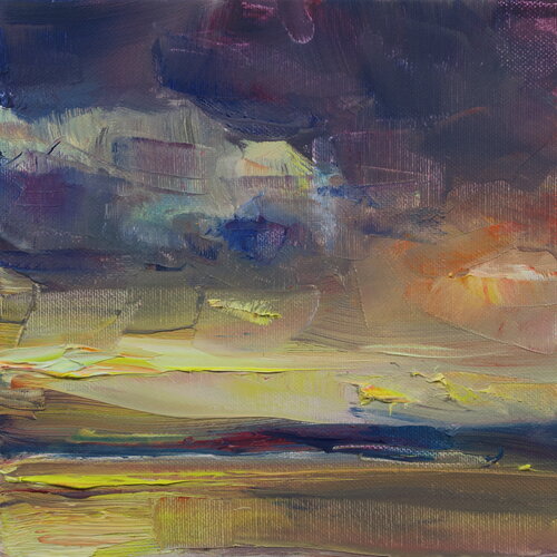 In clouds XXXV van Marta Lipowska, Schilderij te koop op Singulart