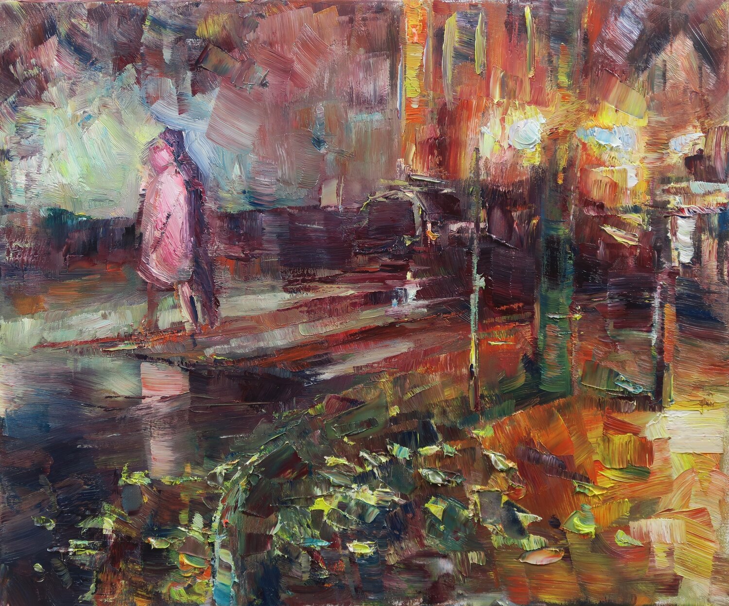 Walking in the rain III Marta Lipowska