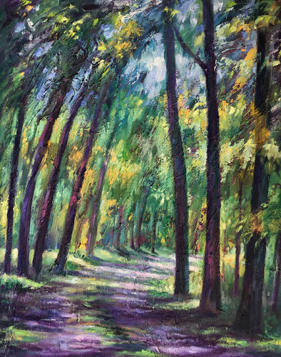 Viento en el bosque di Olga Pérez Alonso, Pittura in vendita su Singulart