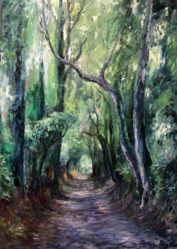 Camino De Santiago (Galicia) di Olga Pérez Alonso, Pittura in vendita su Singulart