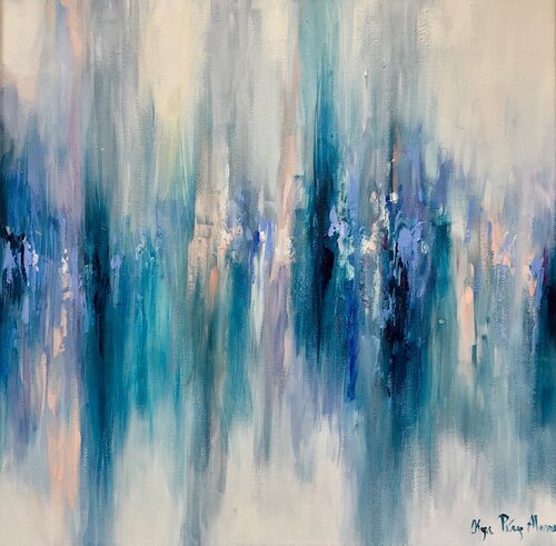 Serie 2Las cuatro estaciones" Invierno van Olga Pérez Alonso, Schilderij te koop op Singulart