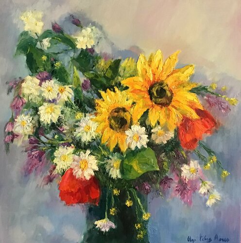 Alegría by Olga Pérez Alonso, Painting for Sale on Singulart