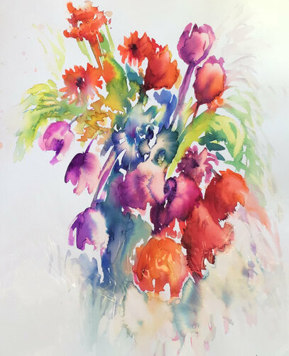 Ramo von Olga Pérez Alonso, Werk auf Papier kaufen auf Singulart