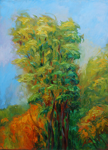 Buscando el cielo by Olga Pérez Alonso, Painting for Sale on Singulart