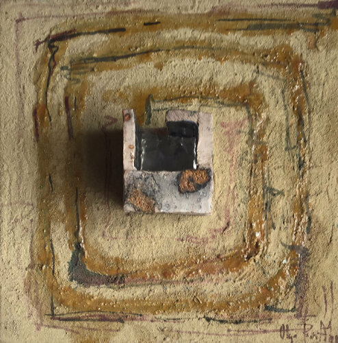 Mi desierto de Olga Pérez Alonso, Pintura a la venta en Singulart