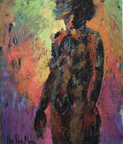 Desnudo van Olga Pérez Alonso, Schilderij te koop op Singulart