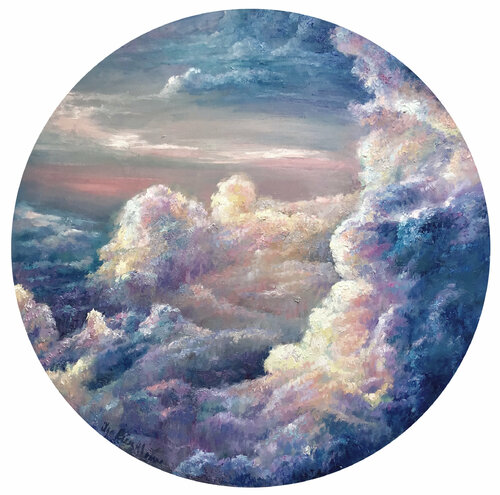 Mar de nubes van Olga Pérez Alonso, Schilderij te koop op Singulart