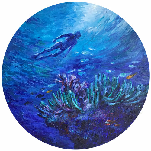 Arrecife de Olga Pérez Alonso, Pintura a la venta en Singulart