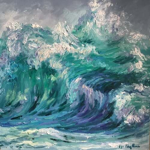 Olas 4 von Olga Pérez Alonso, Malerei kaufen auf Singulart