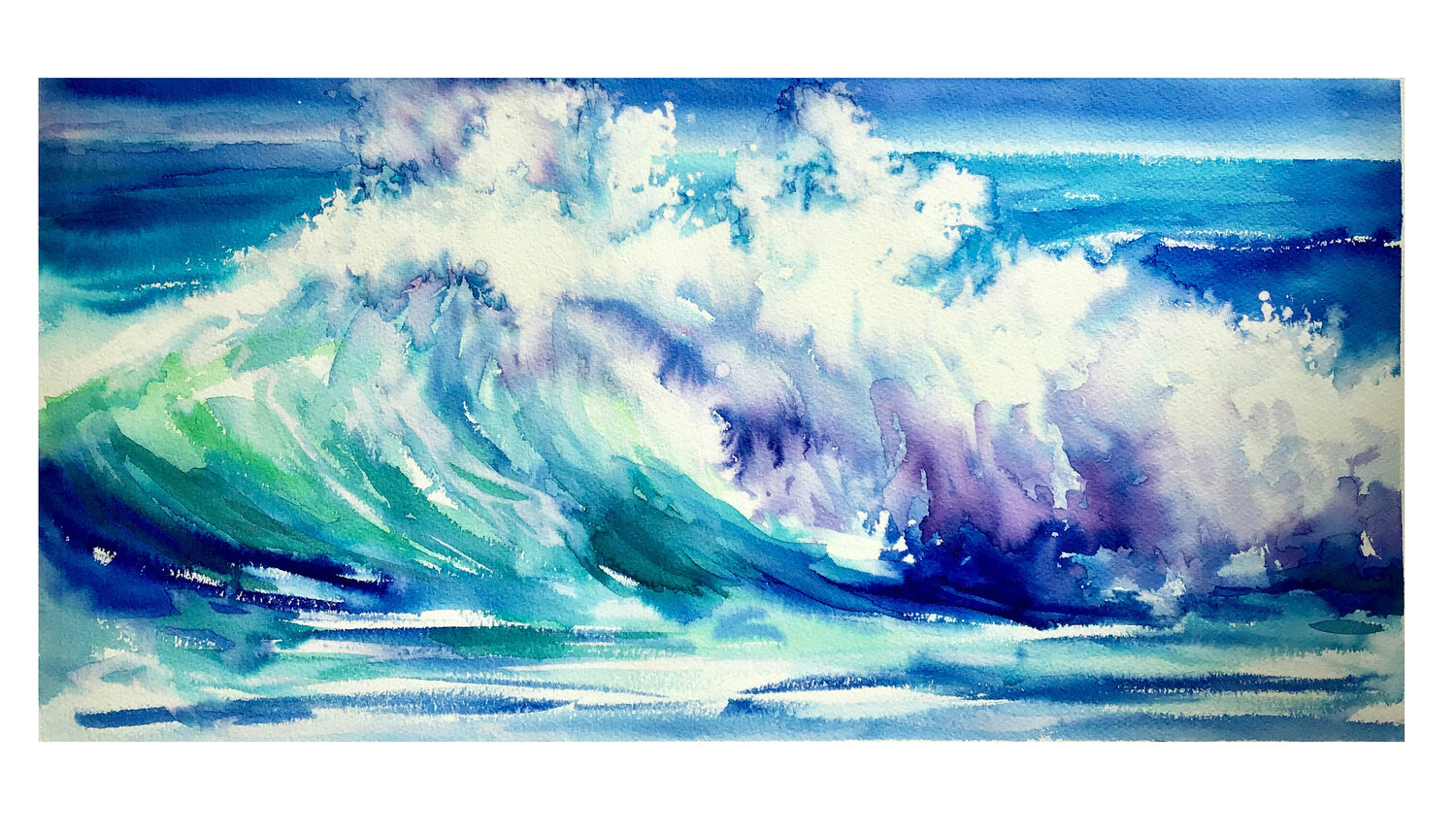 La fuerza del mar Olga Pérez Alonso Werk auf Papier zu verkaufen