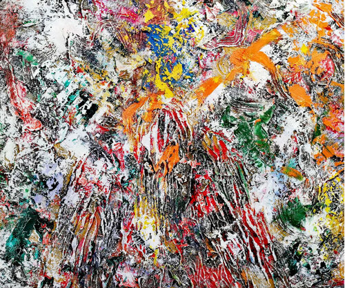 Fireworks 2022 di Toribio Quintero, Pittura in vendita su Singulart