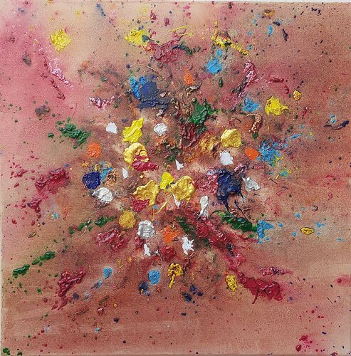 Galaxias van Juan Hidalgo, Schilderij te koop op Singulart