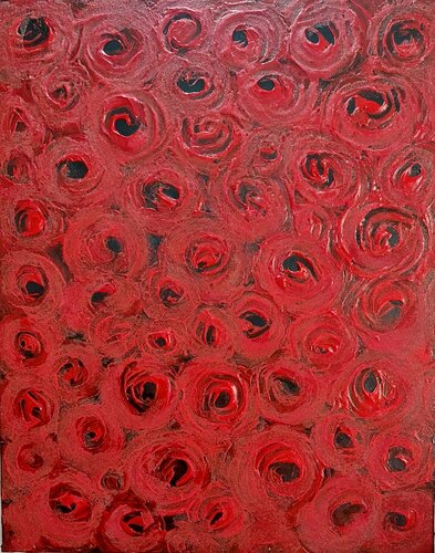 Rosas de madrugada by Juan Hidalgo, Painting for Sale on Singulart