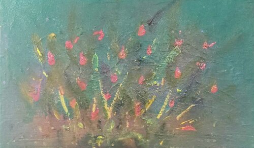 Pradera verde by Juan Hidalgo, Painting for Sale on Singulart