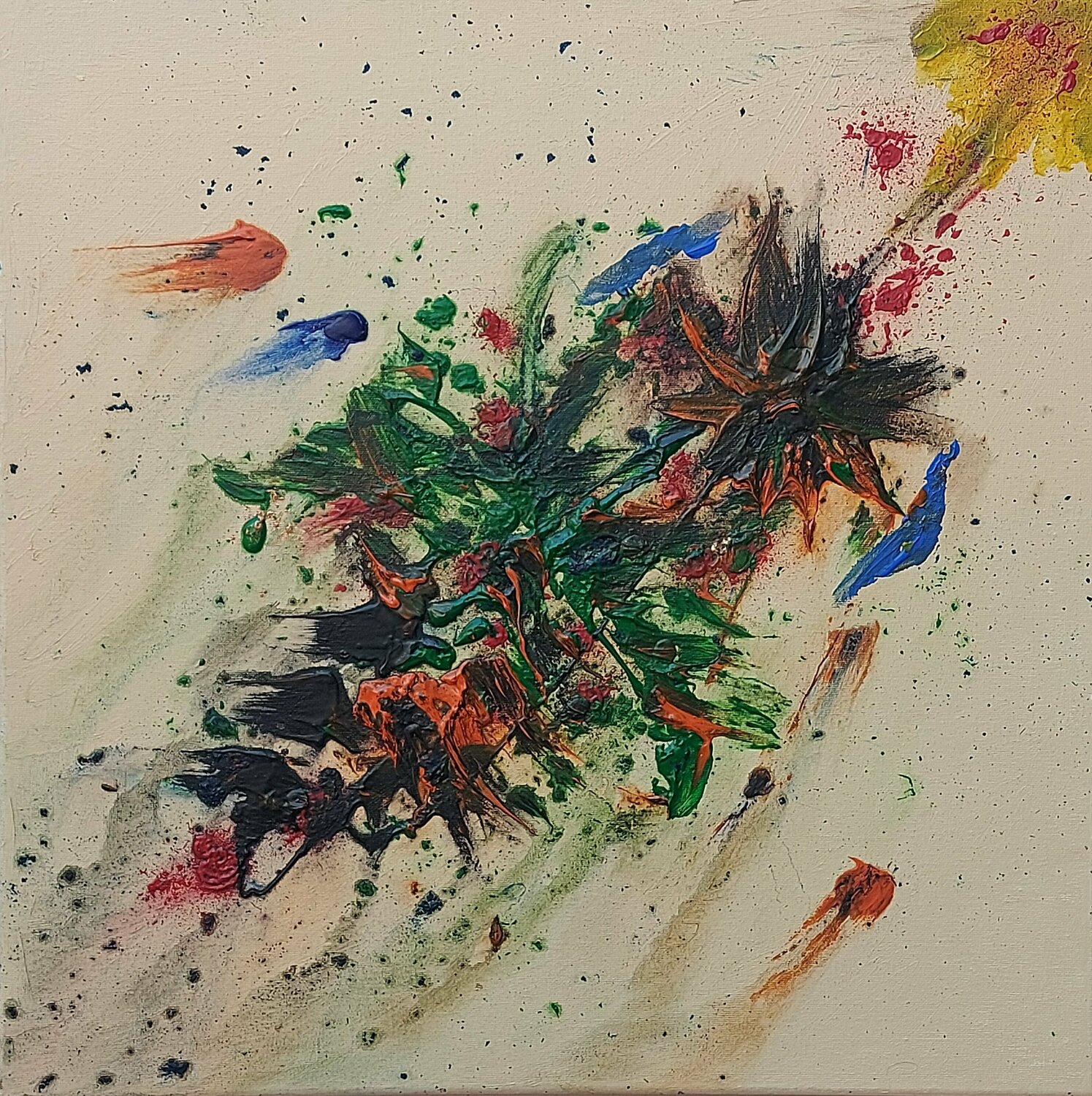 Extraños Juan Hidalgo Pintura original en venta