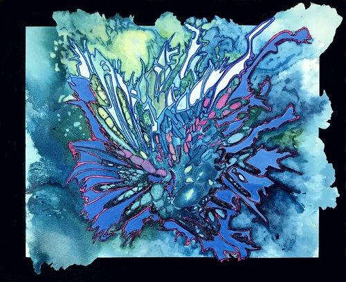 Variation 12 van André Bielen, Werk op papier te koop op Singulart