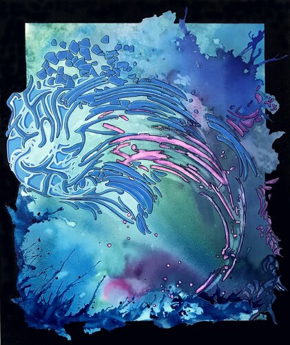 Variation 15 van André Bielen, Werk op papier te koop op Singulart