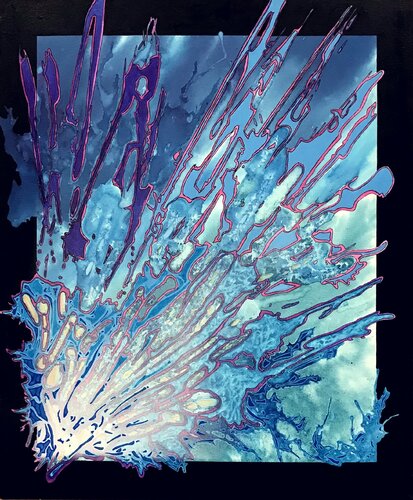 Variation 16 van André Bielen, Werk op papier te koop op Singulart