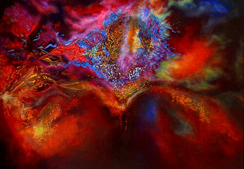 La porte d'Hadès van André Bielen, Schilderij te koop op Singulart