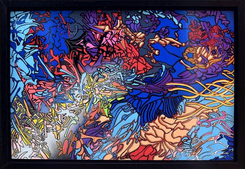 l'agitation de l'âme van André Bielen, Schilderij te koop op Singulart