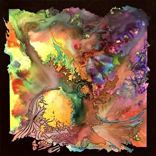 Variation 30 di André Bielen, Pittura in vendita su Singulart