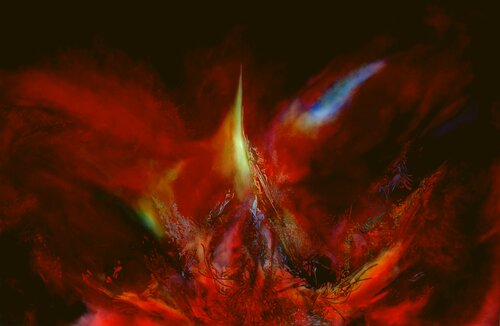 l'éveil des sens von André Bielen, Malerei kaufen auf Singulart