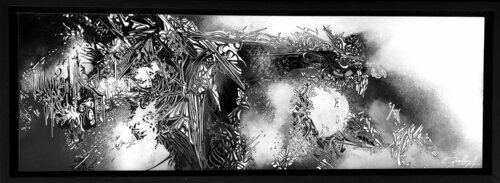 le chateau des ombres von André Bielen, Malerei kaufen auf Singulart