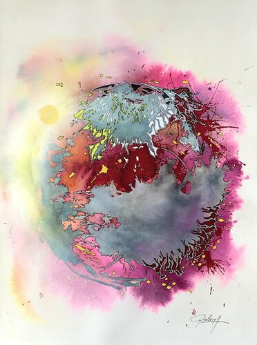 Synopsie 2 van André Bielen, Werk op papier te koop op Singulart