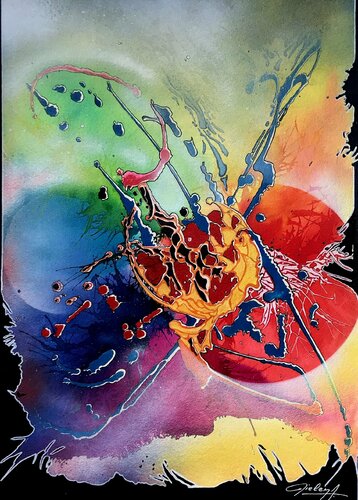 Synopsie 3 van André Bielen, Werk op papier te koop op Singulart
