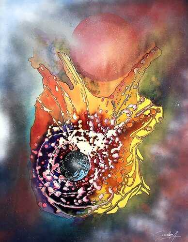Synopsie 6 van André Bielen, Werk op papier te koop op Singulart