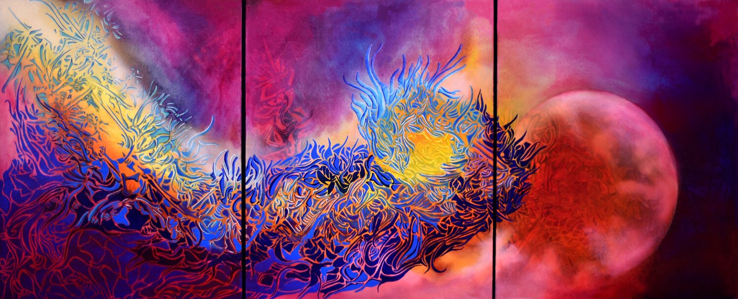 Légende   ( triptyque ) André Bielen