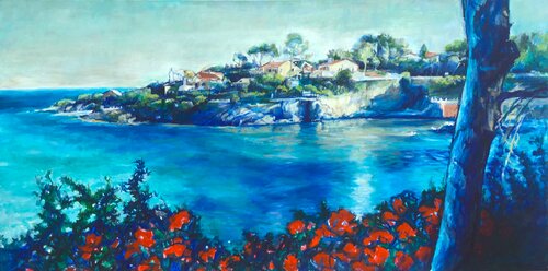 Cote De Azure South Of France von Patricia Clements, Malerei kaufen auf Singulart