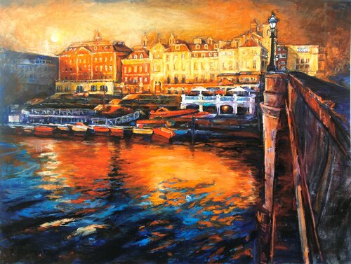 Richmond Bridge sunset Patricia Clements
