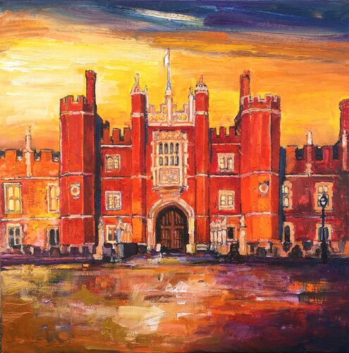 Hampton Court evening sun Patricia Clements