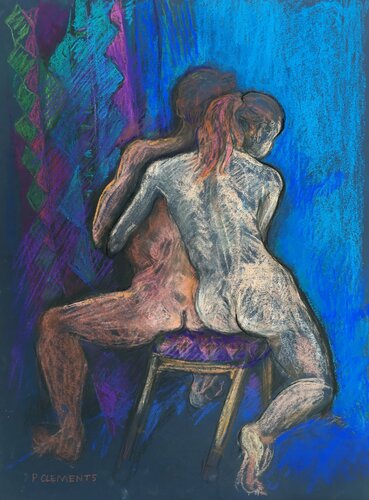 The Lovers di Patricia Clements, Opera su carta in vendita su Singulart