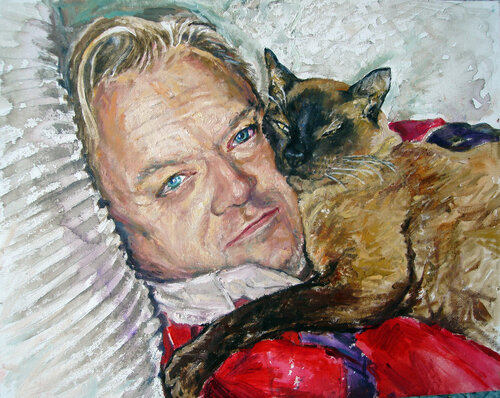 Terry and Bob portait Patricia Clements