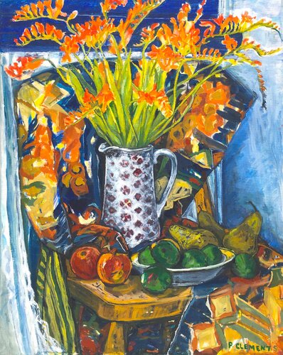 Colours of Autumn oil painting di Patricia Clements, Pittura in vendita su Singulart
