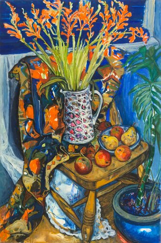 Autumn Colours still life van Patricia Clements, Schilderij te koop op Singulart