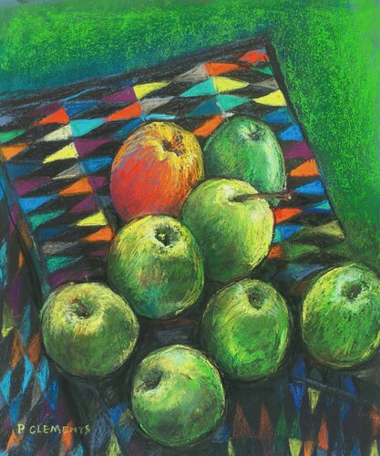 Little green apples von Patricia Clements, Malerei kaufen auf Singulart
