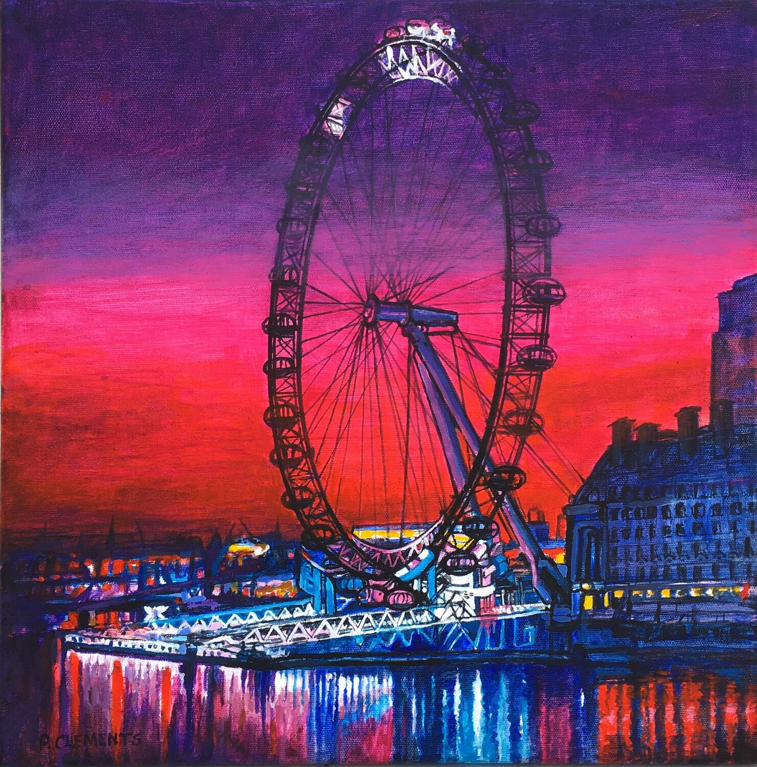 The Wheel, London Skyline Patricia Clements