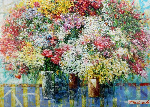 '' Die Blumen '' by Taleh Mirkazım, Painting for Sale on Singulart